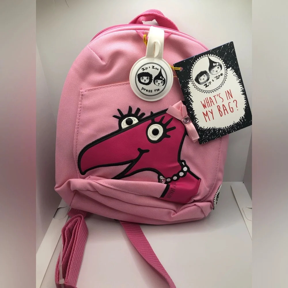 Babymel Mini Kid Backpack + Safety Harness - Daisy Dragon